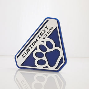Fender Badge Pair - Custom Text Dog Paw - Fits 2021+ Bronco® Badlands®
