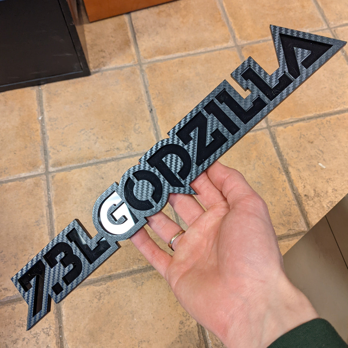 7.3L Godzilla Badges - Universal Fit - Single