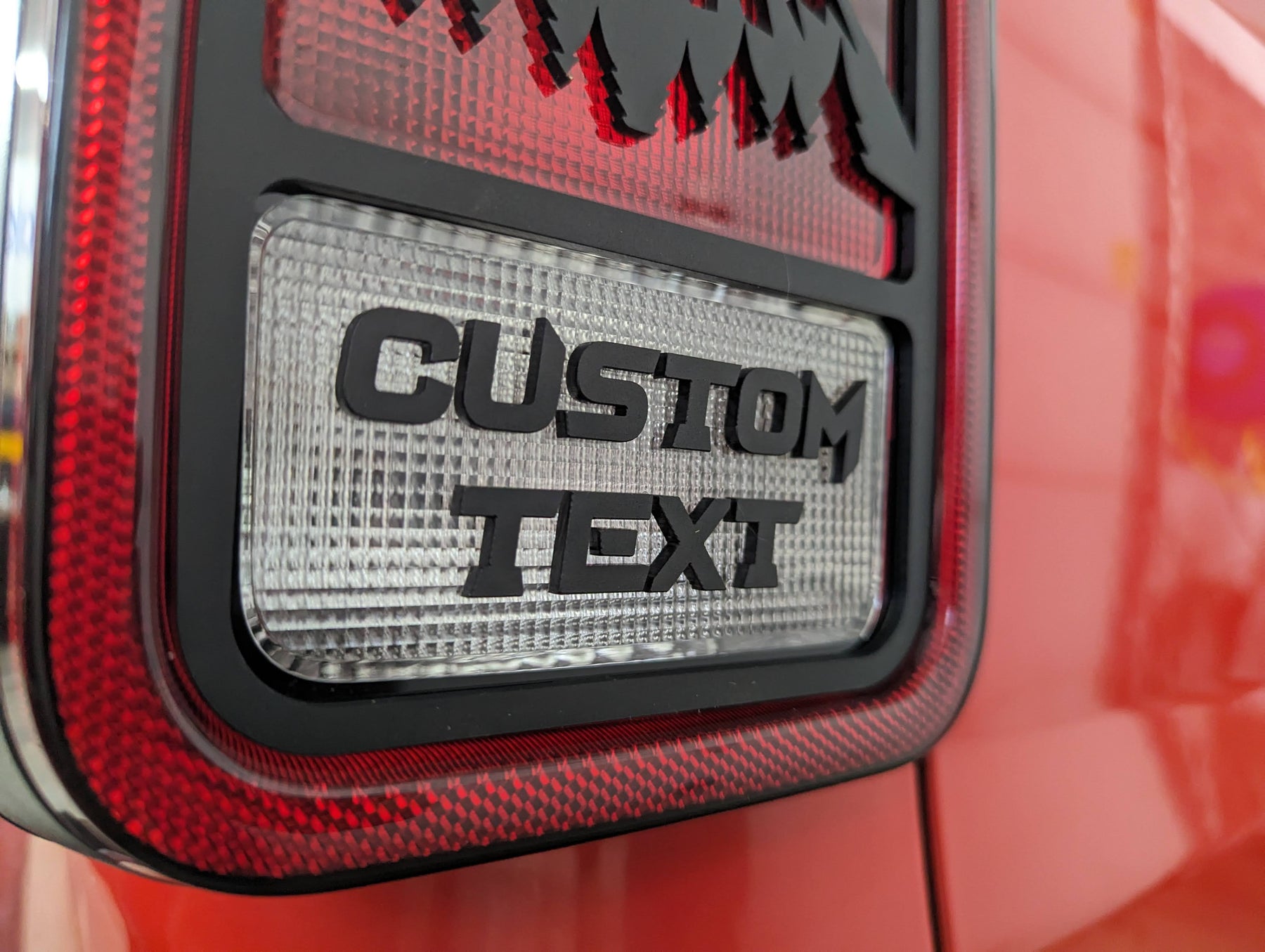 Custom Text Taillight Overlay - Pair - FITS 2020-2023 JEEP® GLADIATOR®