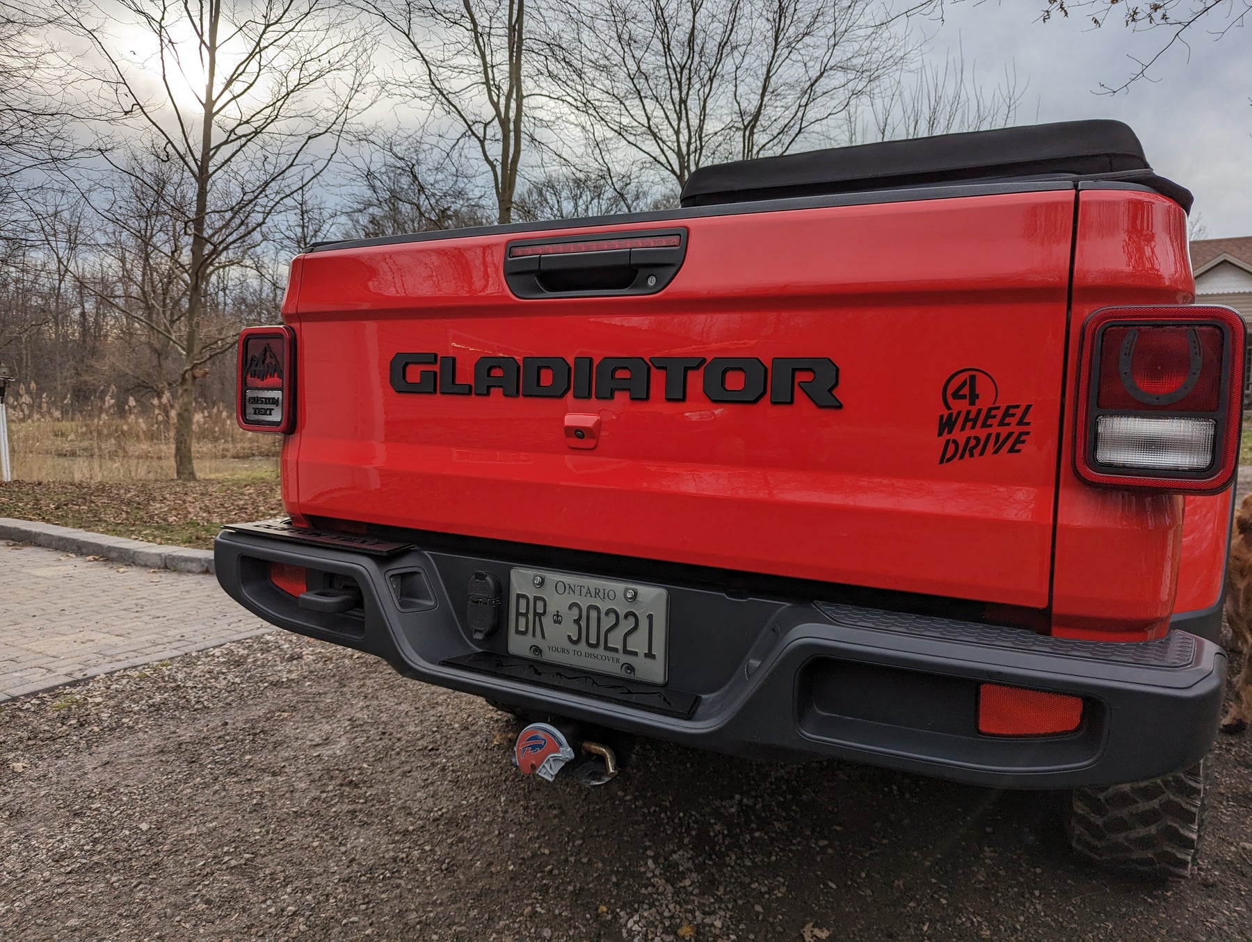 Gladiator® Tailgate Letters - Officially Licensed Product