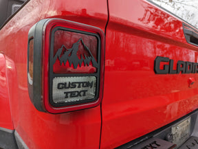 Custom Text Taillight Overlay - Pair - FITS 2020-2023 JEEP® GLADIATOR®