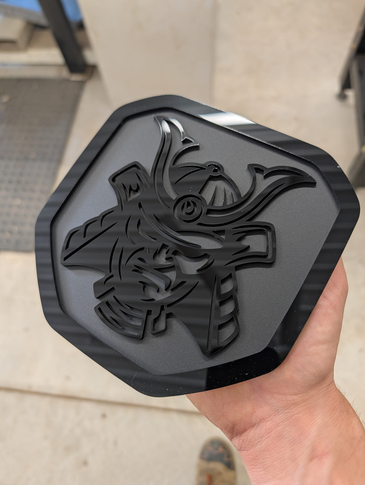 Custom Samurai Shield Badge - Fits 2019+ RAM® Tailgates