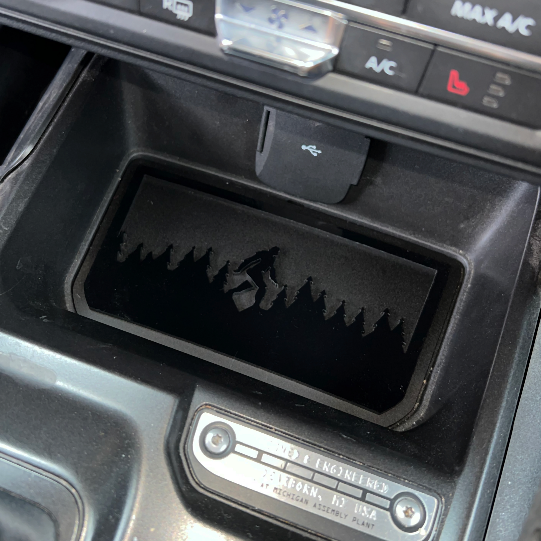 Console Storage Pocket Inlay Badge - Yeti Forest - Fits 2021+ Bronco® - Multiple Colors Available