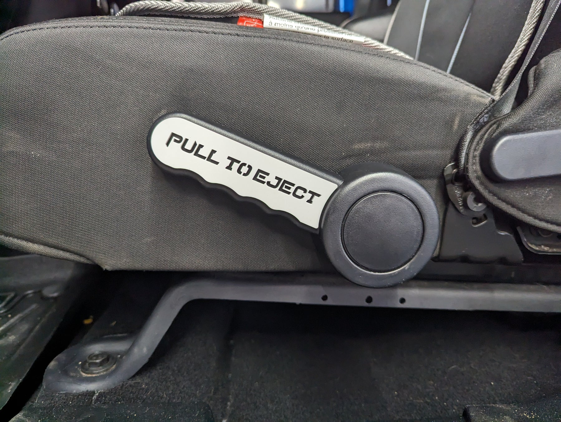 Lower Seat Lever Overlay - Custom Text - Fits Jeep® Wrangler®