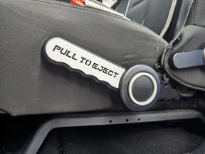 Lower Seat Lever Overlay - Custom Text - Fits Jeep® Wrangler®