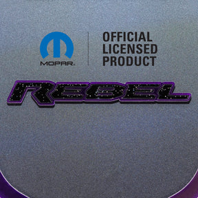 RAM® Rebel® TAILGATE BADGE - FITS 2009-2018 DODGE® RAM® TAILGATE -1500, 2500, 3500 - Choose your Colors - Officially Licensed Product