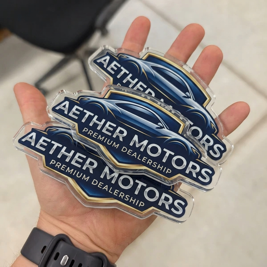 Bulk Custom Truck Badges - Fleet and Dealership Emblems