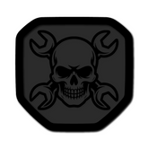 Custom Wrench Skull Shield Badge - Fits 2019+ RAM® Tailgate