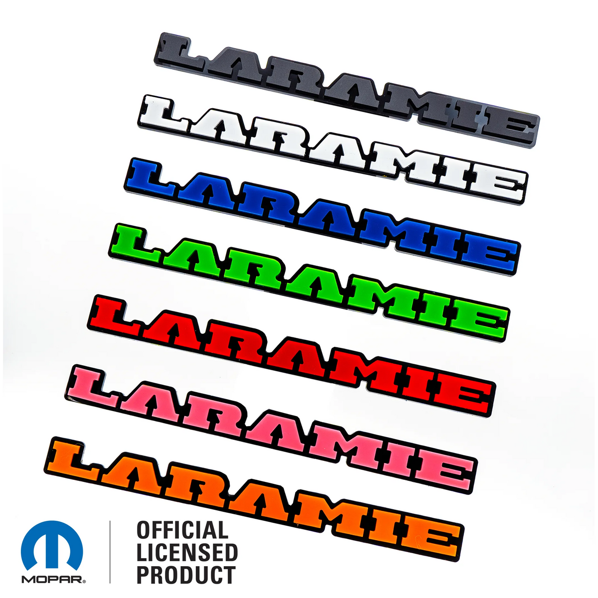 Badge de camion double couche Laramie® personnalisé - Plusieurs couleurs disponibles - Produit sous licence officielle