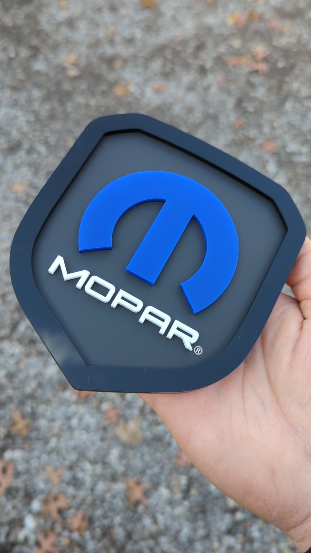 Mopar® Grille Badge - Fits 2013-2018 RAM® and 2019+ Classic Grille - 1500, 2500, 3500 - Officially Licensed Product