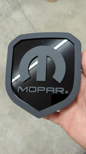 Mopar® Grille Badge - Fits 2013-2018 RAM® and 2019+ Classic Grille - 1500, 2500, 3500 - Choose your Colors - Officially Licensed Product