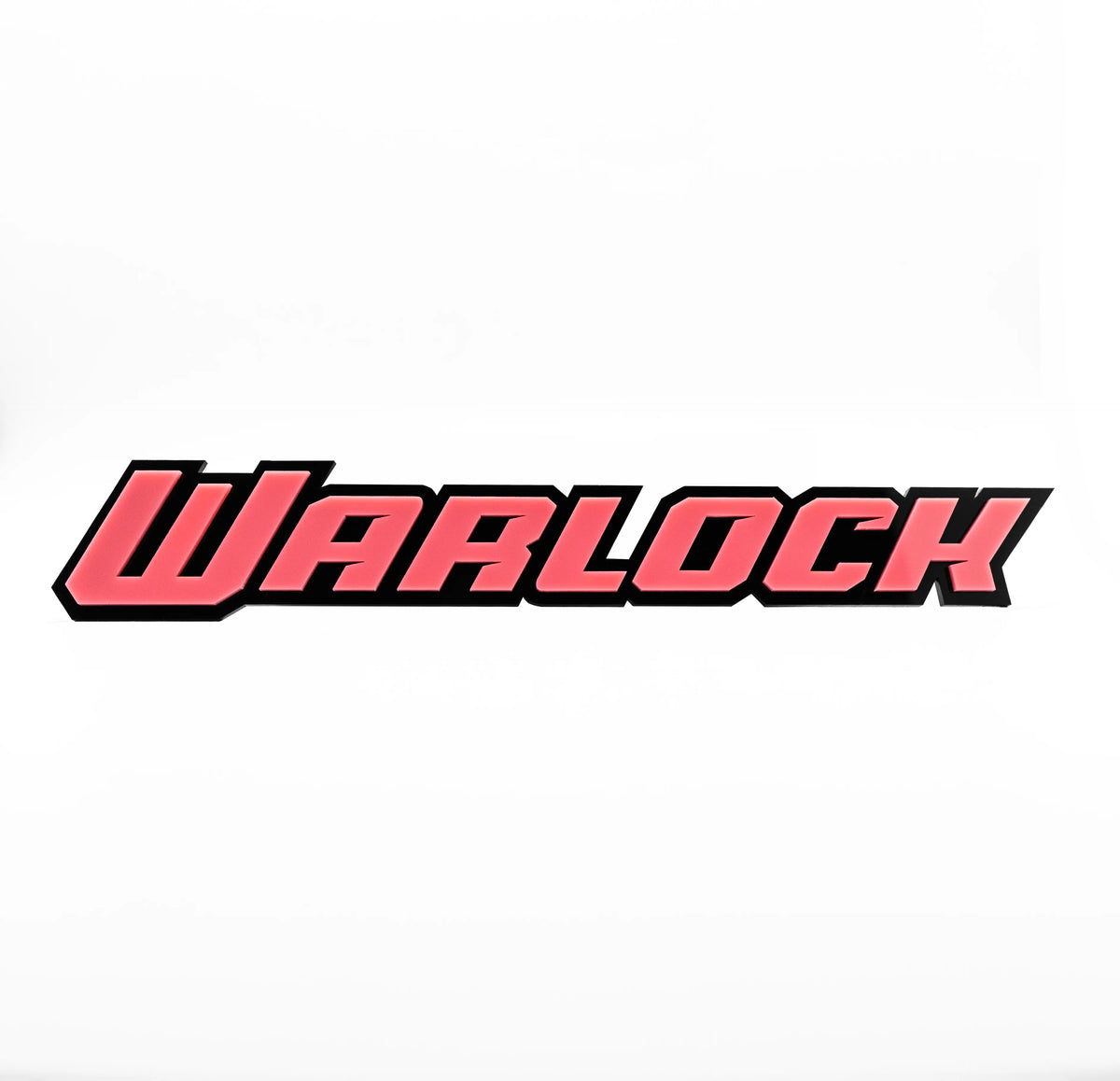 Badge de camion double couche Warlock® personnalisé - Plusieurs couleurs disponibles - Produit sous licence officielle