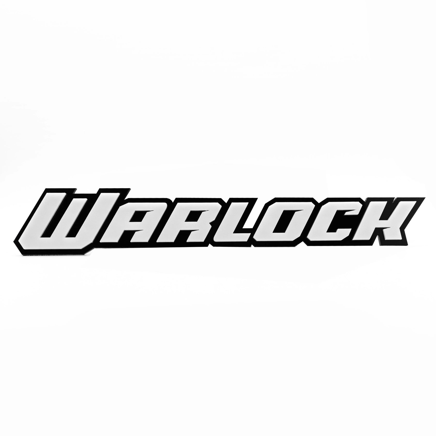 Custom Warlock® Dual Layer Truck Badge - Multiple Colors Available - Officially Licensed Product