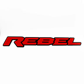 Badge de camion double couche Rebel® personnalisé - Plusieurs couleurs disponibles - Produit sous licence officielle