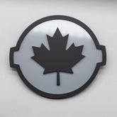 CANADIAN BADGE - FITS 2016-2024 NISSAN® TITAN® GRILLE - BLACK ON GREY