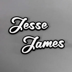 Custom Text Badge Calligraphy Font