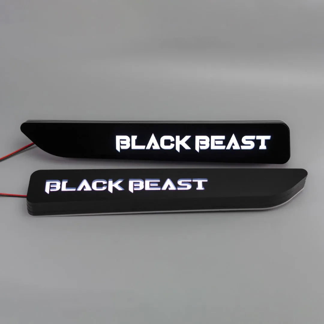 LED Custom Text Hood Badges - FITS 2019-2025 RAM 1500® REBEL - Choose your Colors