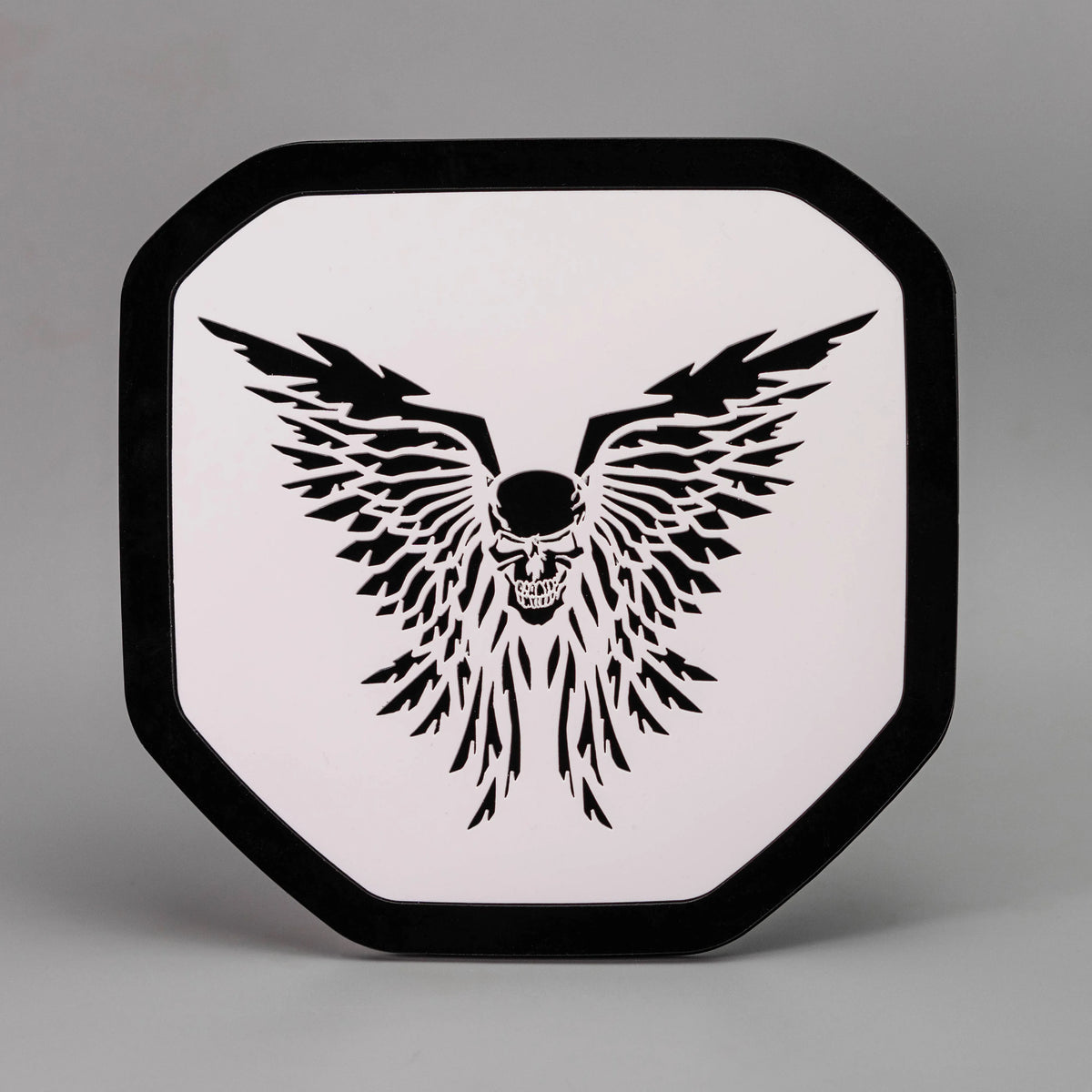 Badge Angel Wings Skull - Compatible avec les modèles Dodge® Ram® Tailgate 2019+ -1500, 2500, 3500 - Choisissez vos couleurs