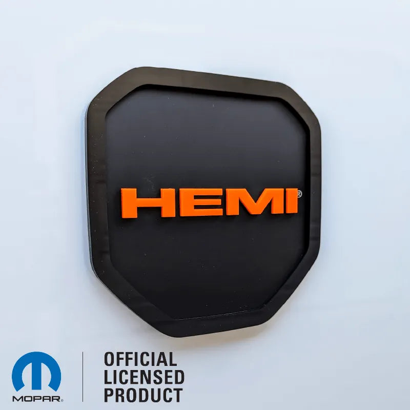 Badge de hayon HEMI® - Compatible avec les hayons RAM® 2019+ -1500, 2500, 3500 - Produit sous licence officielle