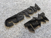 Custom Text Badge - Bold Font - Choose Your Colors