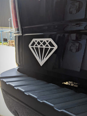 Diamond Badge- White