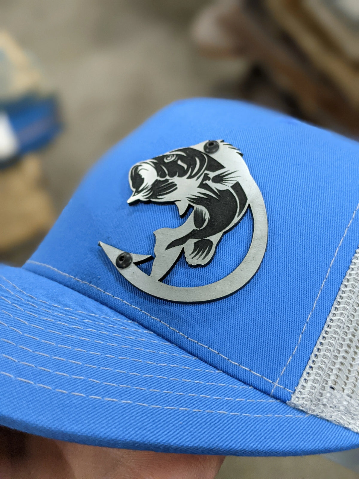 Casquette Bass Badge - Badge brossé et noir