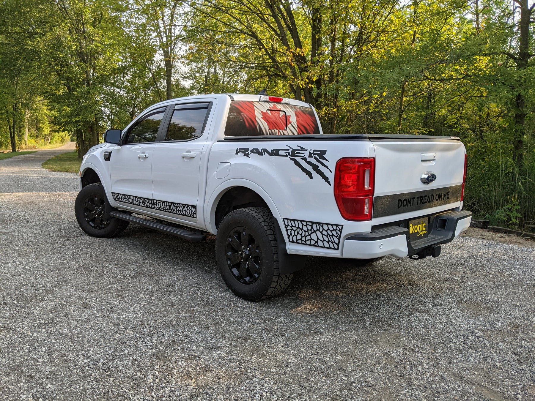 Reptile Truck Skins Package - Fits 2019-2023 Ranger® - Textured Black