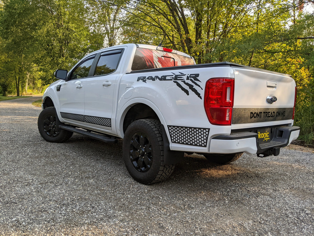 Honeycomb Truck Skins Package - Fits 2019-2023 Ranger® - Textured Black