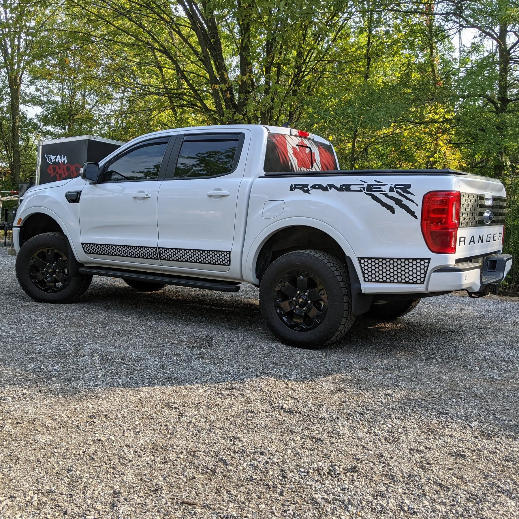 Honeycomb Truck Skins Package - Fits 2019-2023 Ranger® - Textured Black