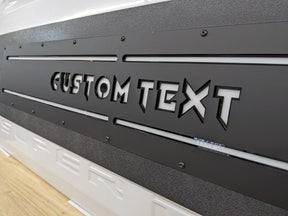 Custom Text LED Tailgate Applique - Fits 2017-2022 Ford® F250®, F350®, F450®