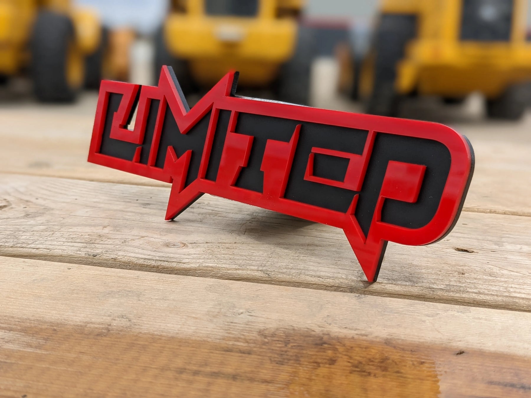 Custom Text Hitch Cover - Build Your Own