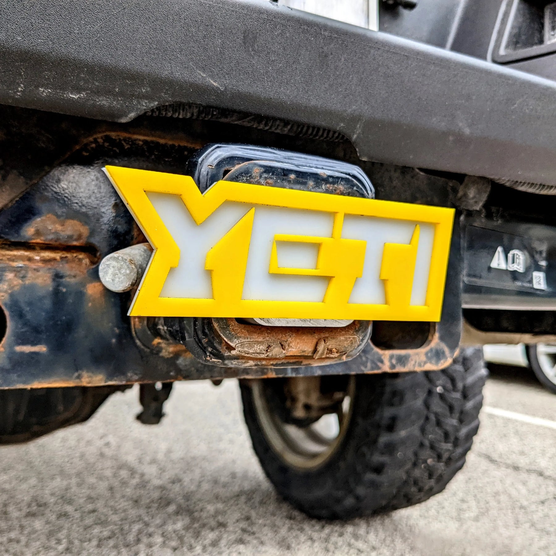 Custom Text Hitch Cover - Build Your Own