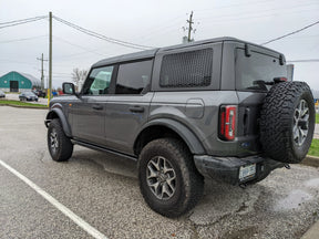 Rear Window Overlay Pair - Hex Pattern - Fits 2021+ Bronco® (4 Door Model Only)