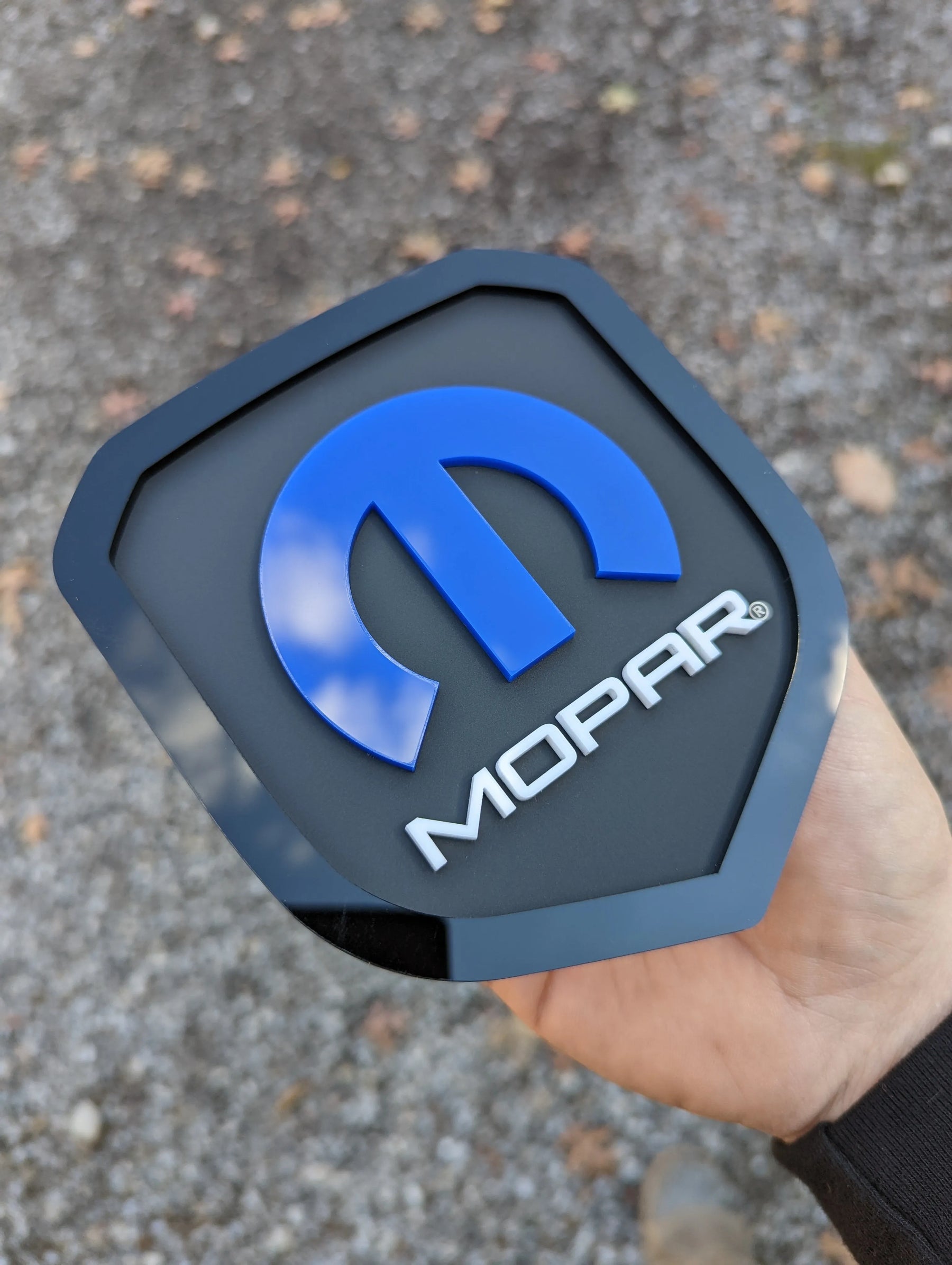 Mopar® Grille Badge - Fits 2013-2018 RAM® and 2019+ Classic Grille - 1500, 2500, 3500 - Officially Licensed Product