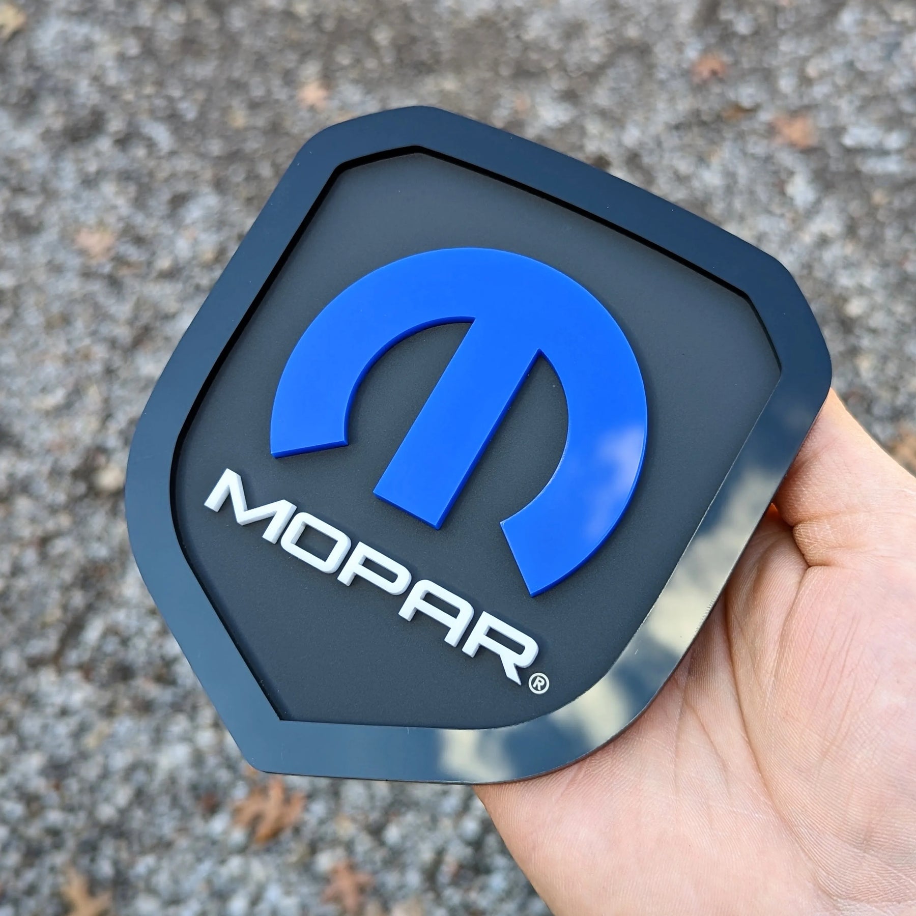 Mopar® Grille Badge - Fits 2013-2018 RAM® and 2019+ Classic Grille - 1500, 2500, 3500 - Officially Licensed Product