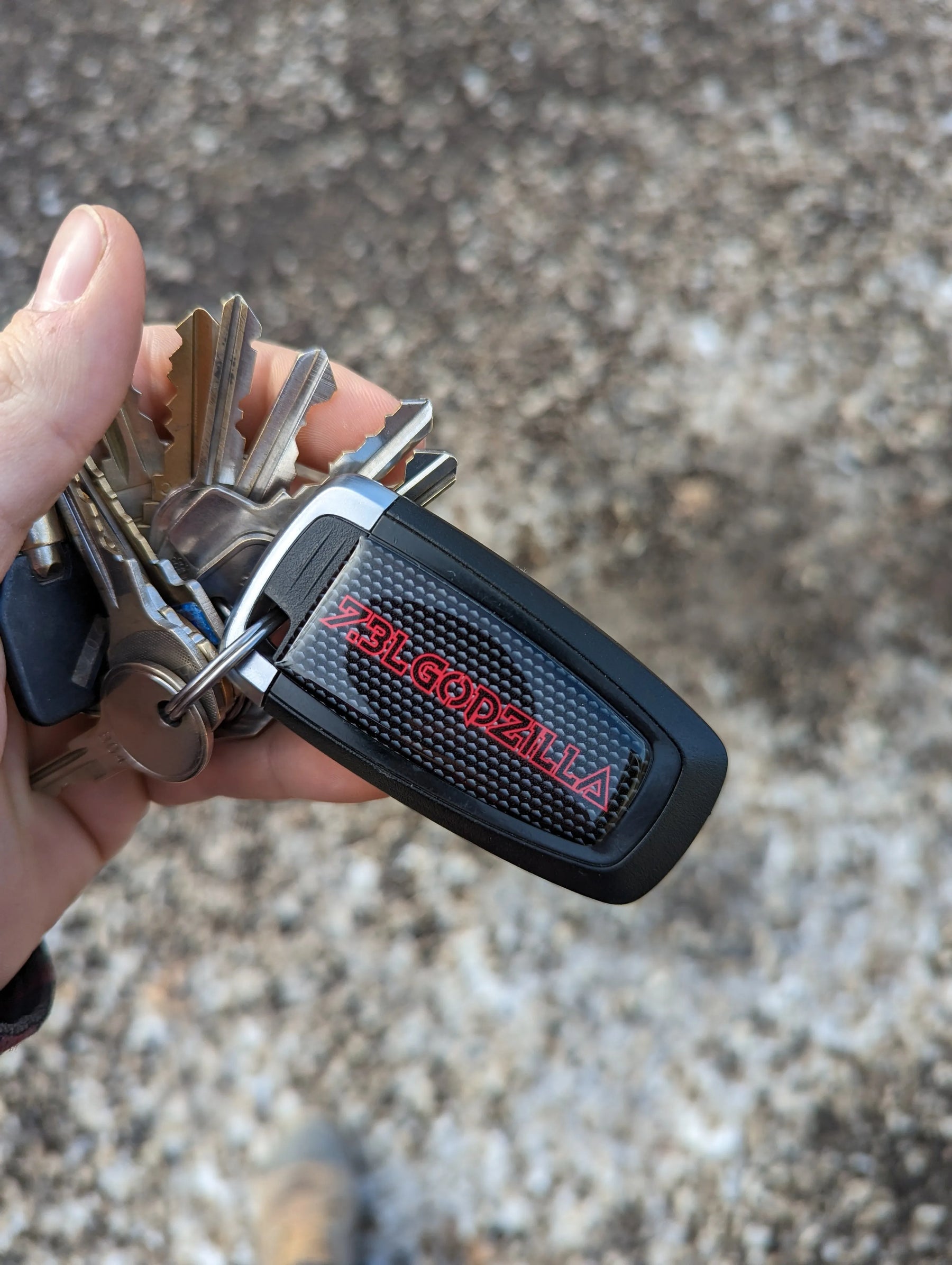 Custom Text Key Fob Overlay - Fits Many Ford® Vehicles - Multiple Colors Available