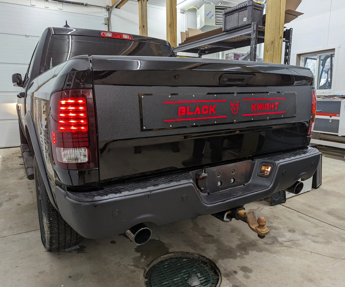 Custom Text and Symbol LED Tailgate Applique - Fits 2009-2018 RAM® 1500 and 2019-2022 RAM Classic