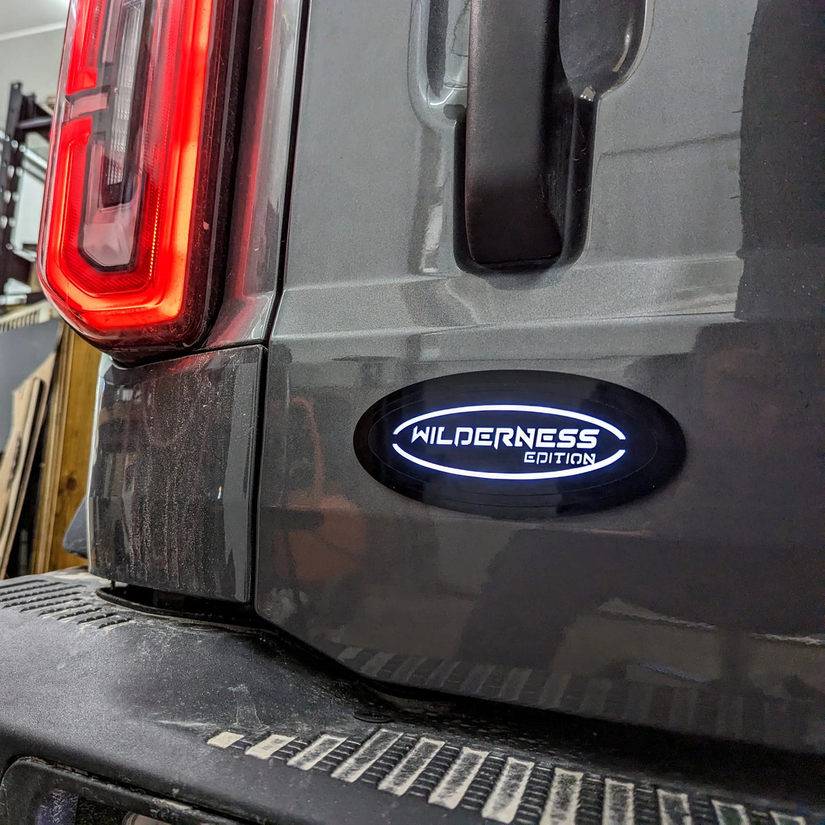 Remplacement ovale à LED - Badge d'édition personnalisée illuminé - Compatible avec Bronco® 2021+