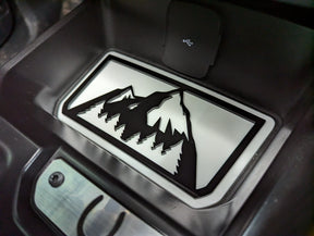 Console Storage Pocket Inlay Badge - Mountains - Fits 2021+ Bronco® - Multiple Colors Available