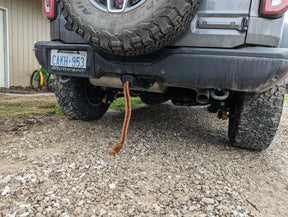 Pony Tail Hitch Cover - 15" Long - Brown