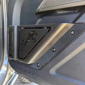 Door Storage Pocket Pair - Style 1 - Tribal Horse Design - Fits 2021+ Bronco® - Multiple Colors Available