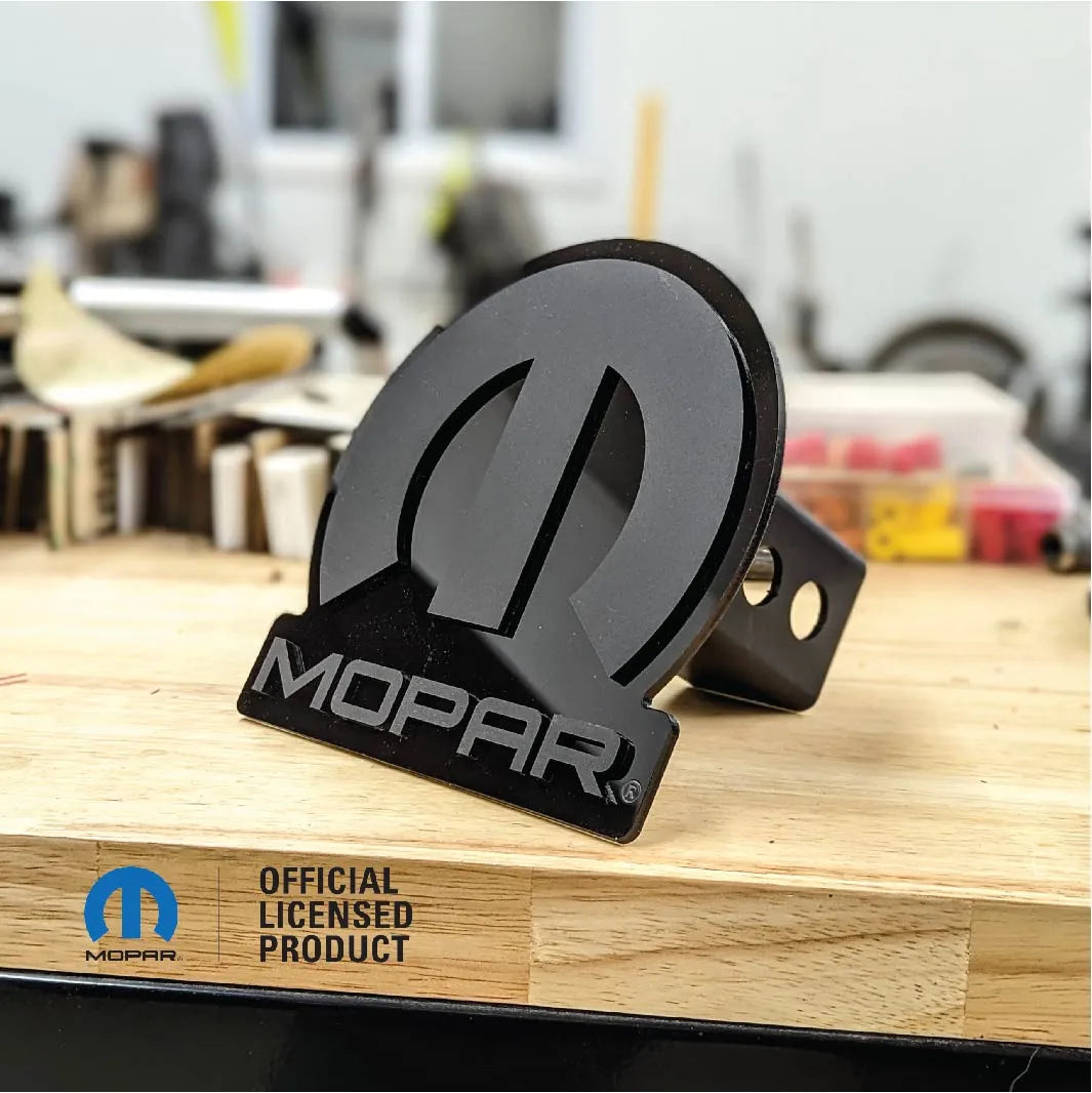 Cache-attelage Mopar® - Noir - Produit sous licence officielle